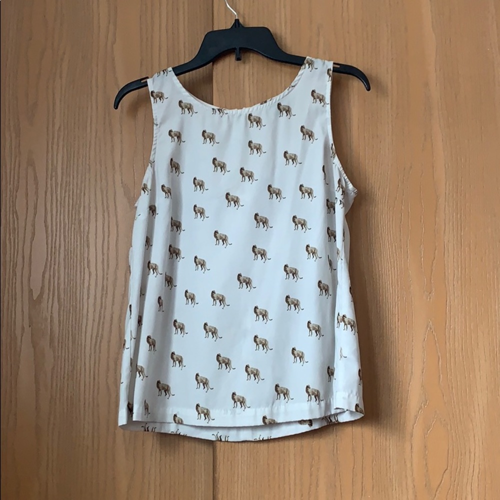 Zip back tank